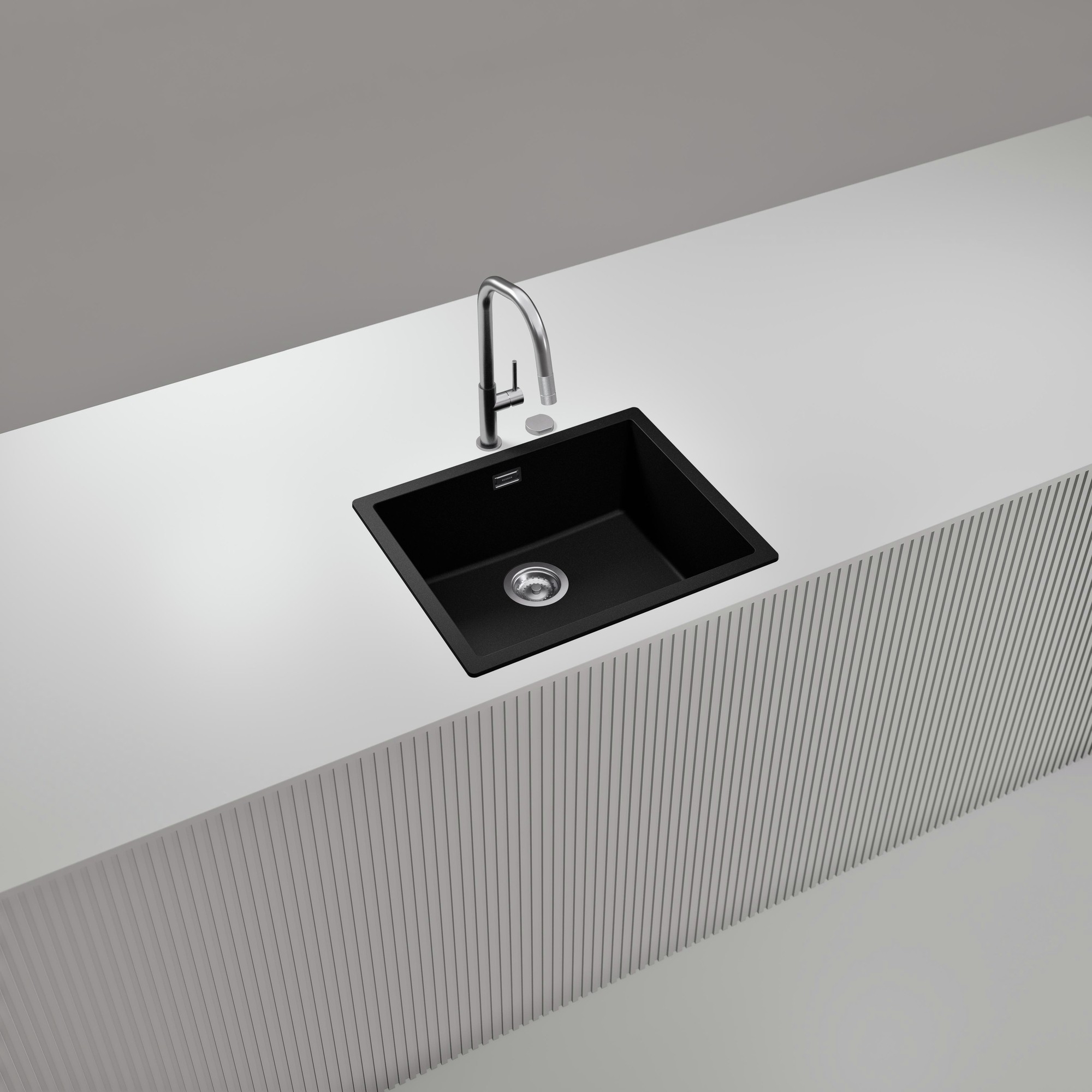 Dřez FORMHAUS D-100LS NERO